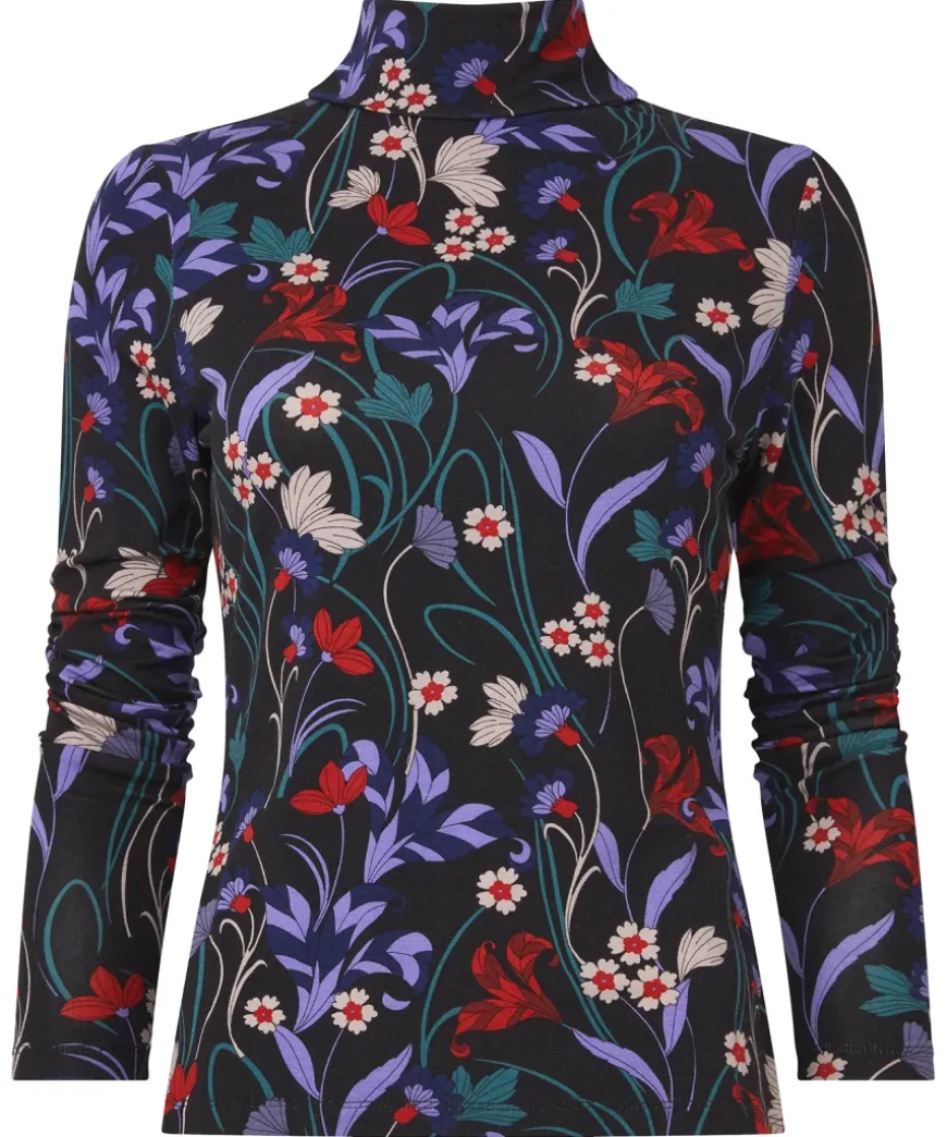 Into The Forest Printed Jersey Top