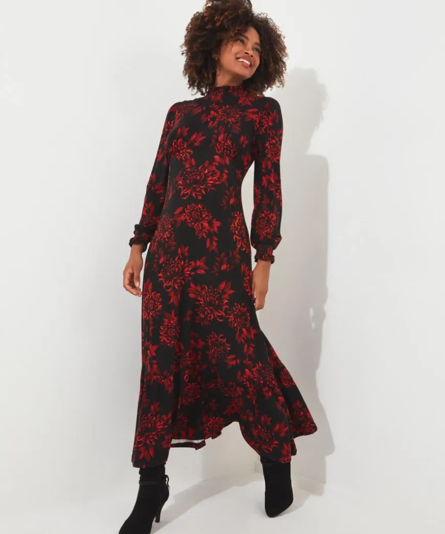 Into The Night Floral Dress