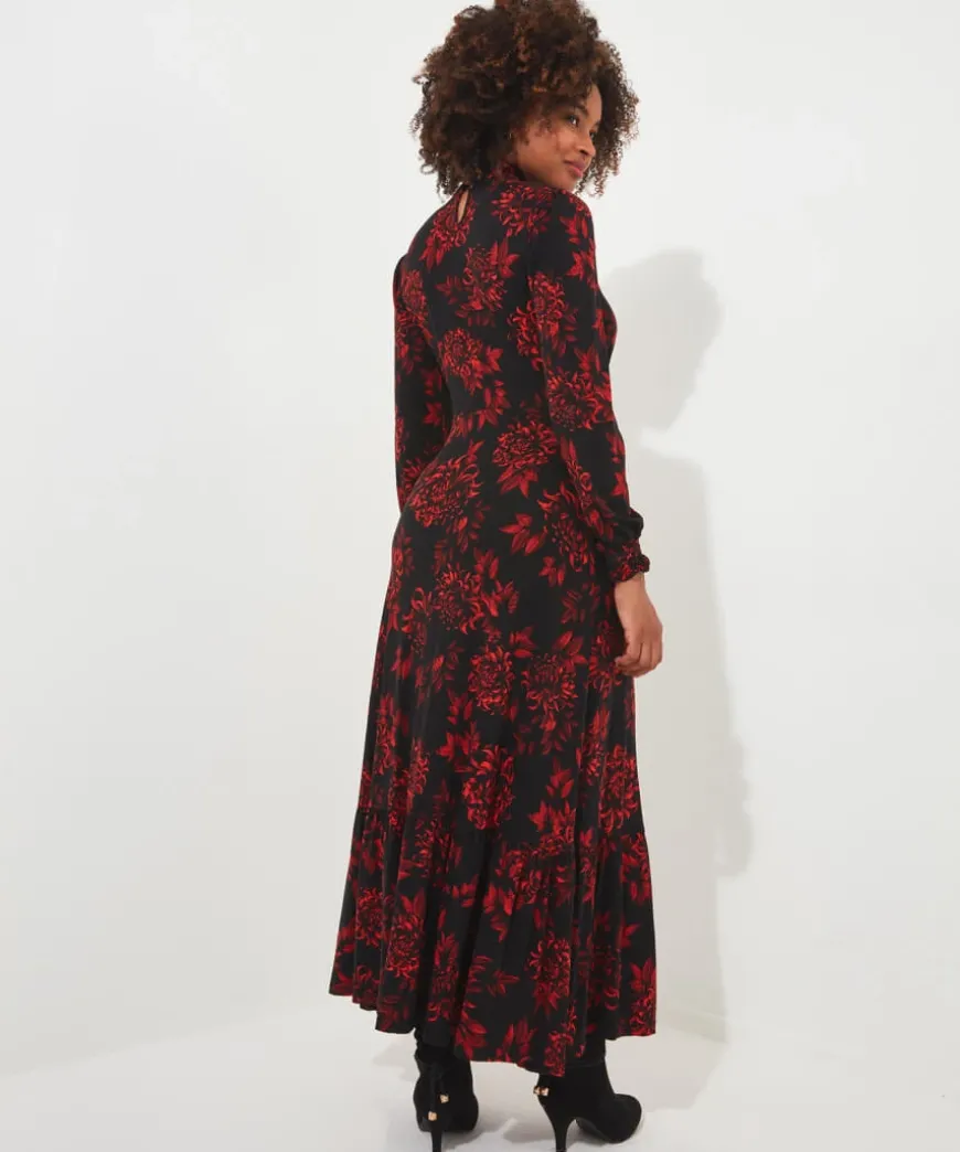 Into The Night Floral Dress