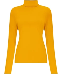 Jersey Roll Neck Top