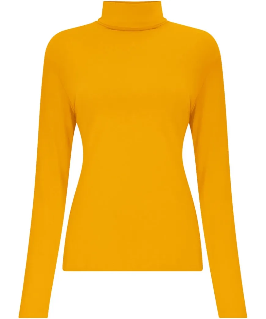 Jersey Roll Neck Top