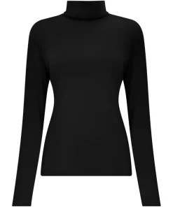 Jersey Roll Neck Top