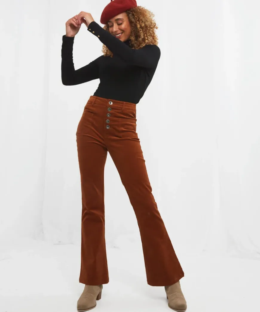 Jersey Roll Neck Top