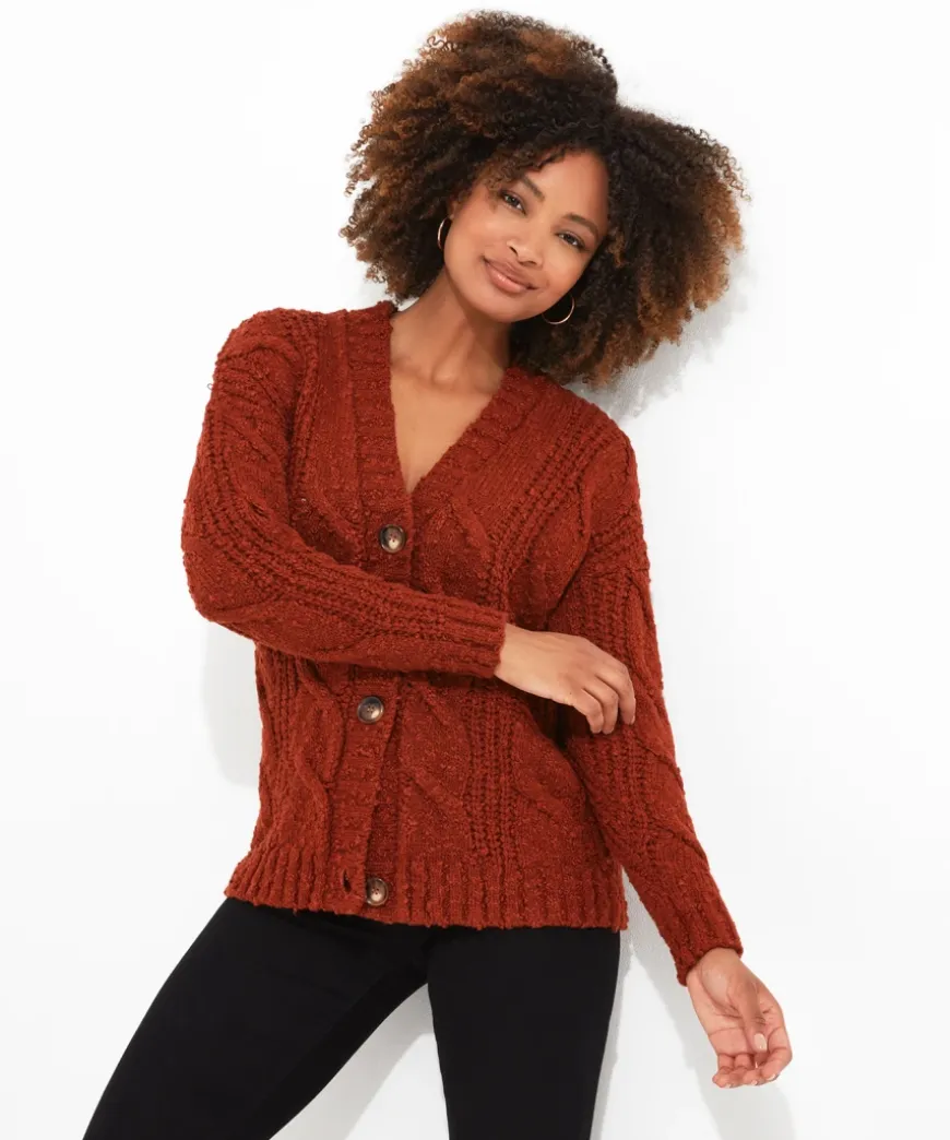 Joe'S Cosy Cable Cardigan