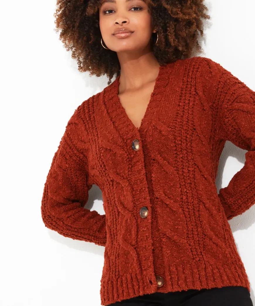Joe'S Cosy Cable Cardigan