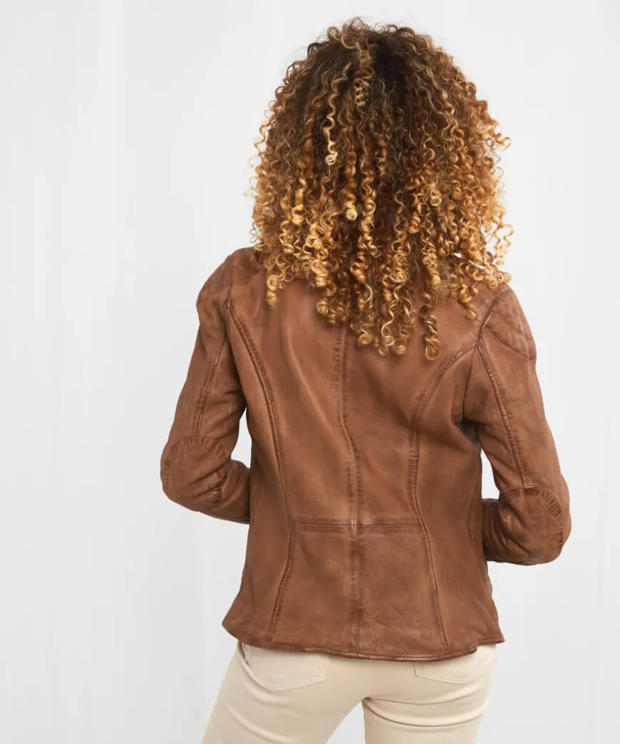 Joe'S Favourite Leather Biker Jacket