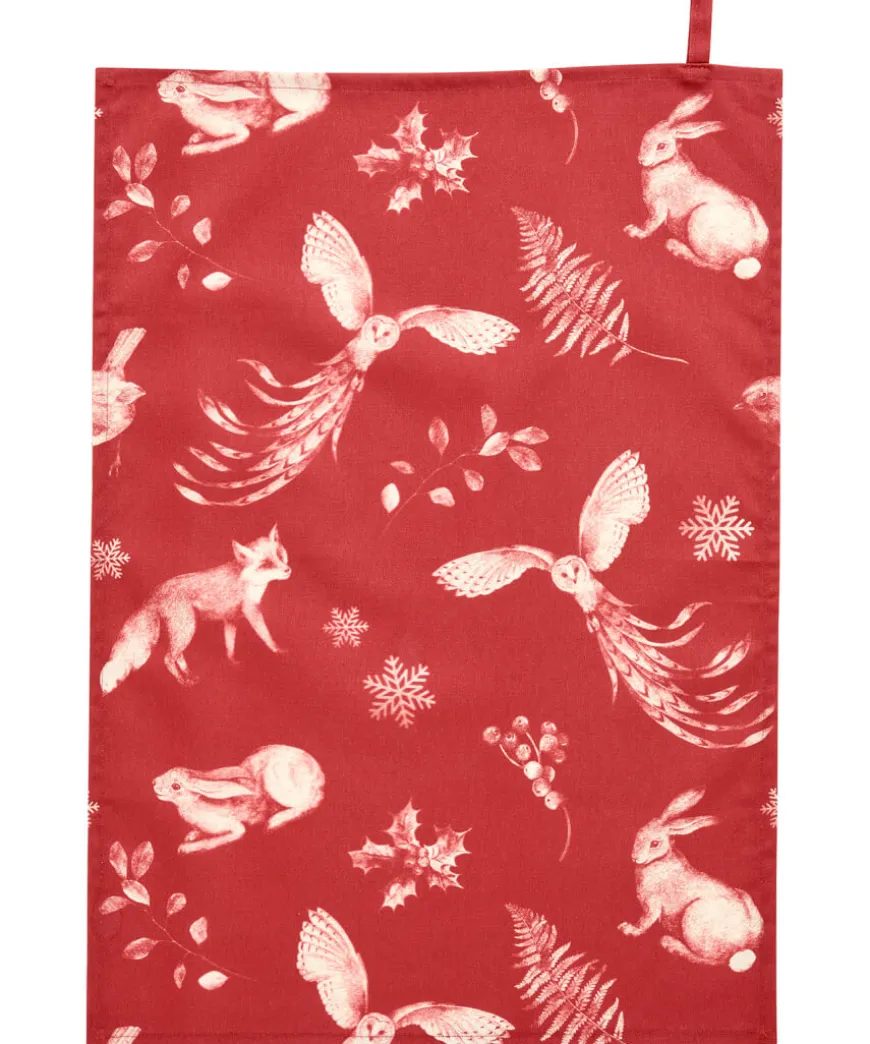 Jolly Forest Christmas Teatowels
