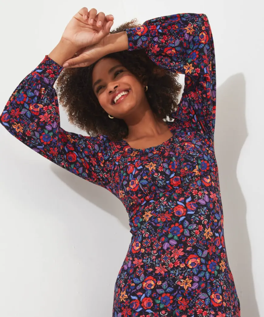Lola Floral Jersey Dress