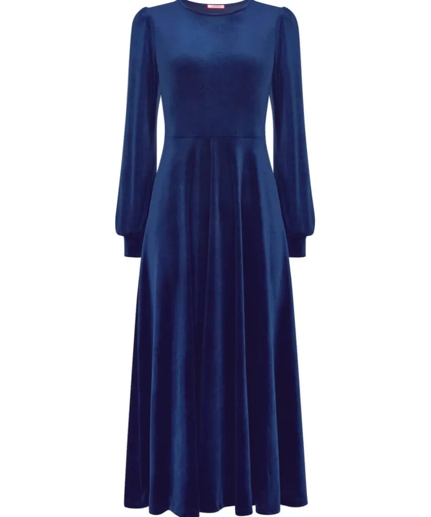 Loretta Velour Dress