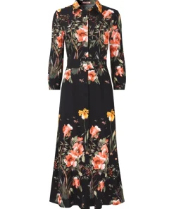 Louisa Border Print Dress