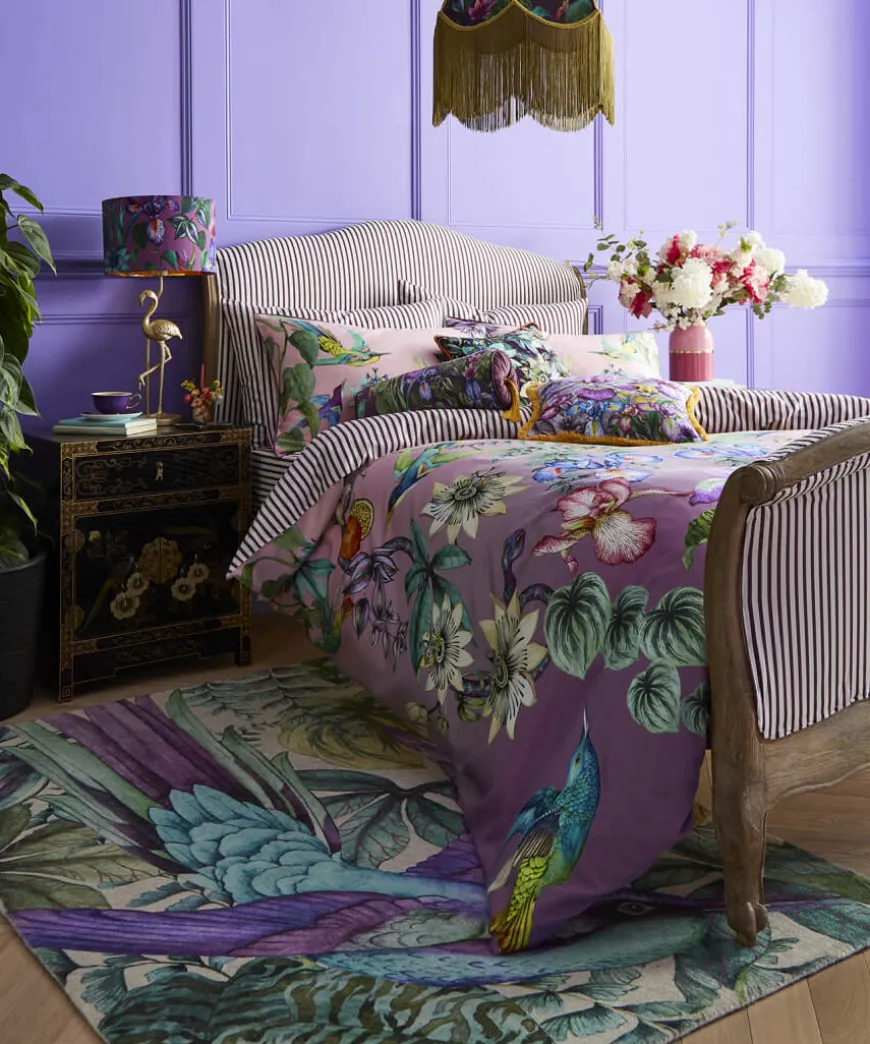 Marvellous Mirrored Bird Reversible Bed Set