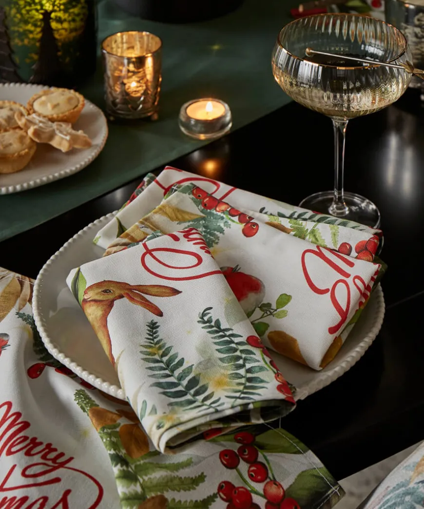 Merry Christmas Nature Napkins