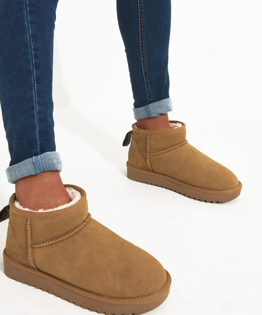 Mini Snug Suede Boots
