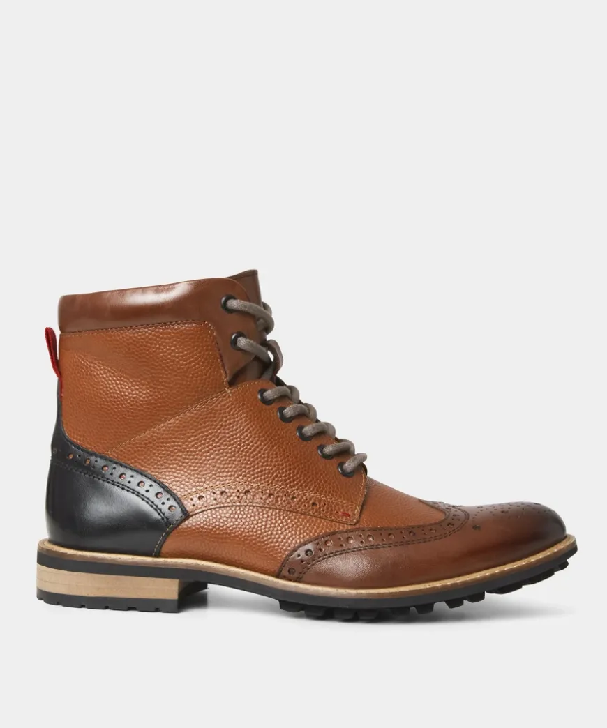 Mix Up Premium Leather Boots