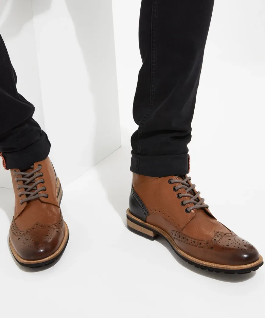 Mix Up Premium Leather Boots