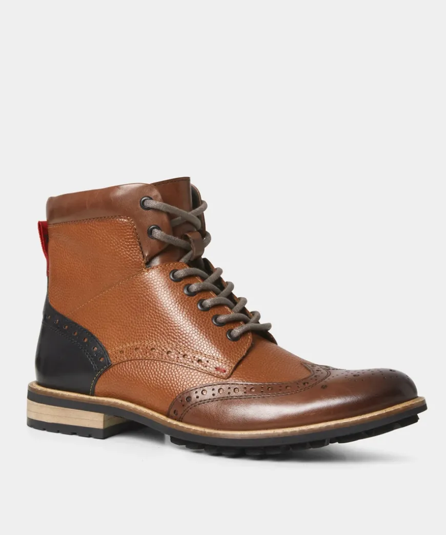 Mix Up Premium Leather Boots