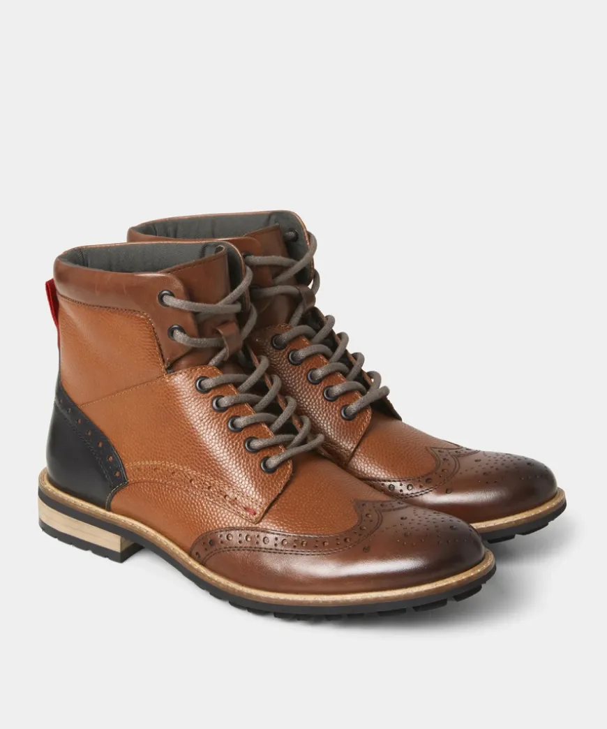 Mix Up Premium Leather Boots