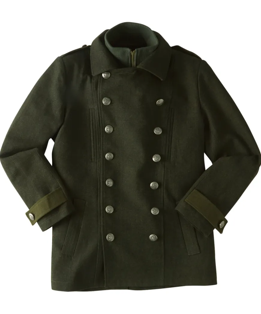 Mixing It Up Military Coat