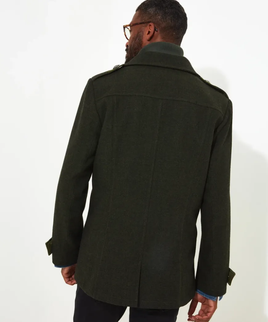 Mixing It Up Military Coat