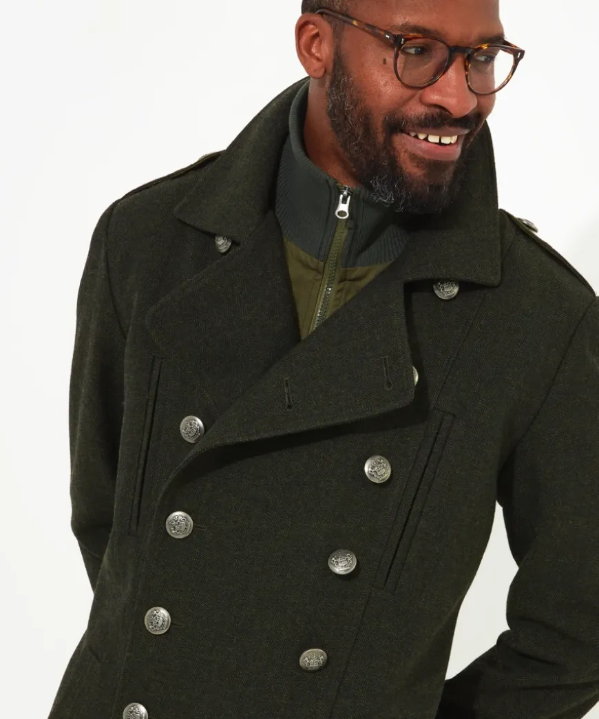 Mixing It Up Military Coat