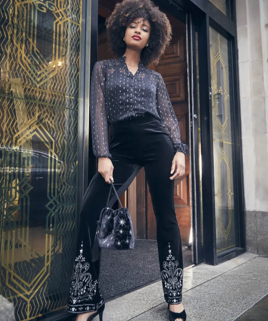Night Star Velvet Bag
