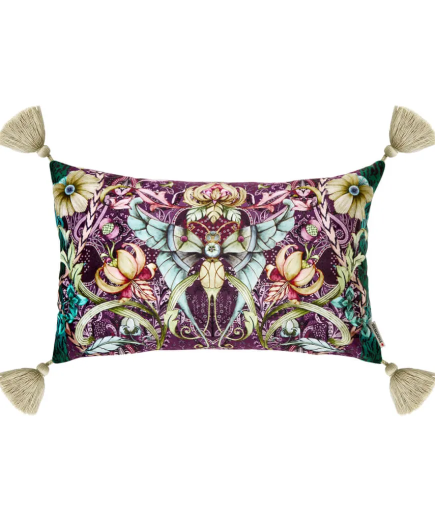 Nostalgic Nouveau Paisley Reversible Cushion