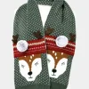Oh Deer Knitted Scarf
