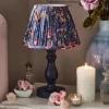 Pair Of Nouveau Printed Bedside Lamps