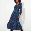 Penelope Ruffle Jersey Dress
