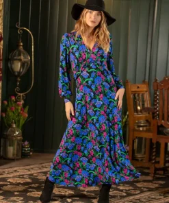 Penelope Ruffle Jersey Dress