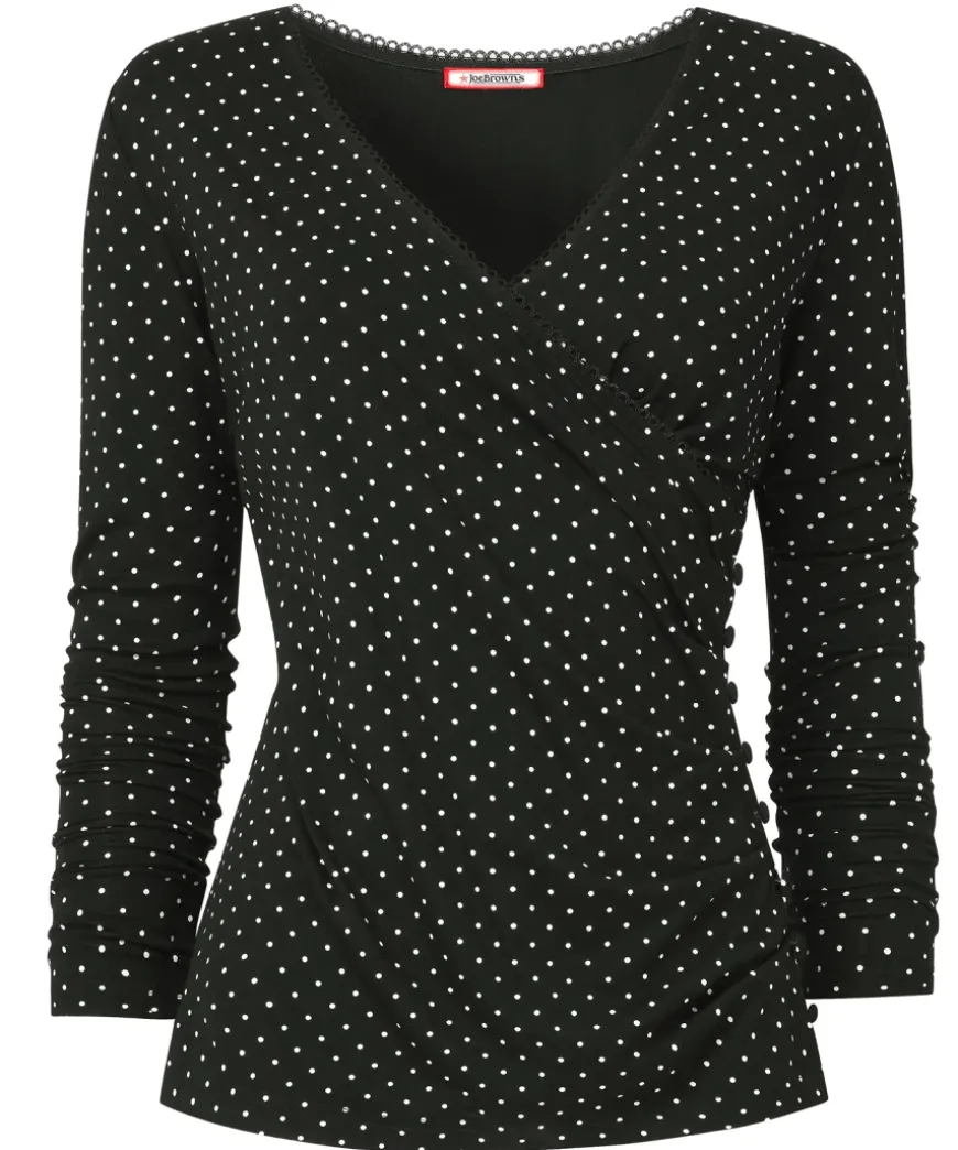 Perfectly Polka Dot Jersey Top