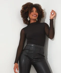 Pixie Mesh Top