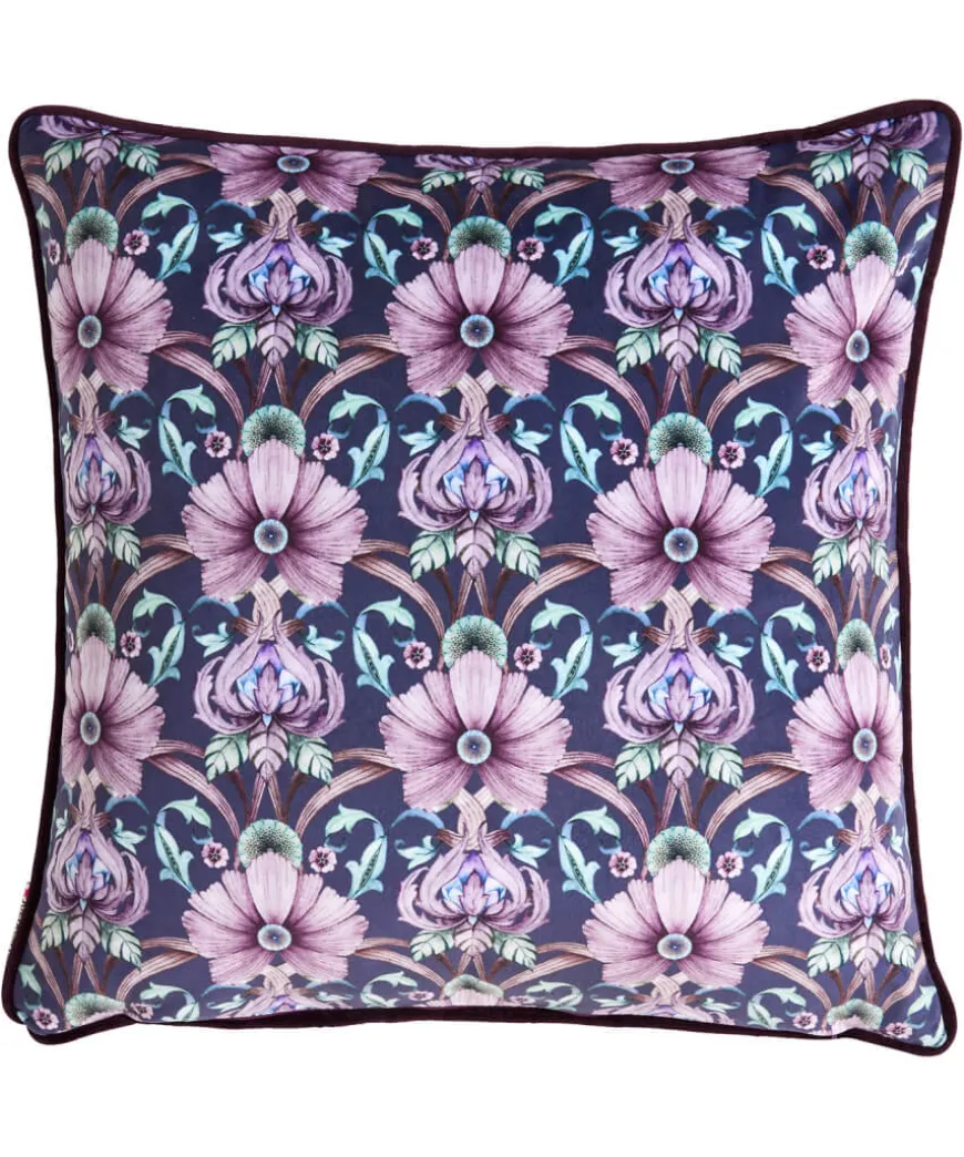 Poised Peacocks Reversible Cushion