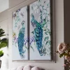 Poised Peacocks Wall Art
