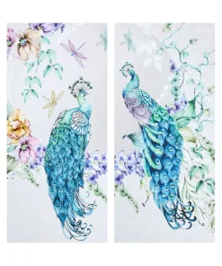 Poised Peacocks Wall Art