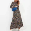 Priya Printed Jersey Dress