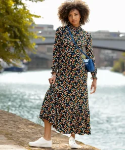 Priya Printed Jersey Dress