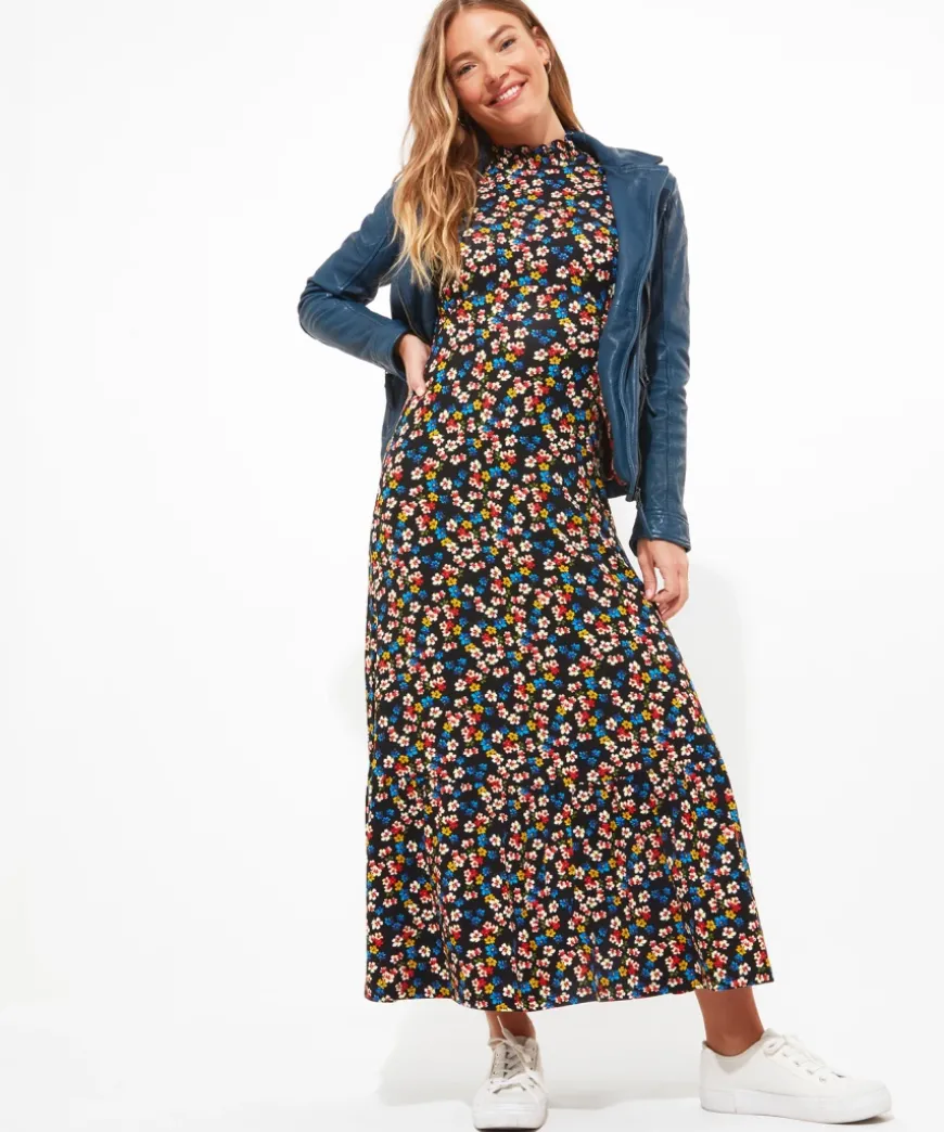 Priya Printed Jersey Dress