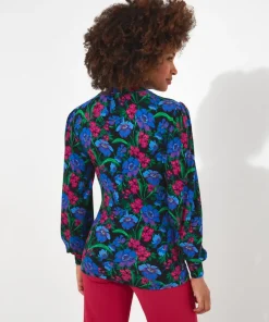 Radiant Floral Print Top