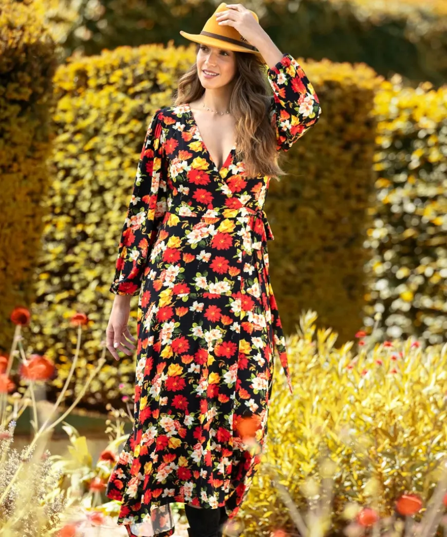 Ravishing Jersey Wrap Dress