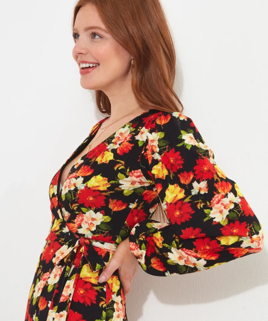 Ravishing Jersey Wrap Dress