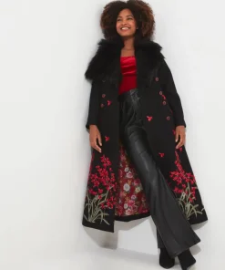 Red Roses Boutique Coat