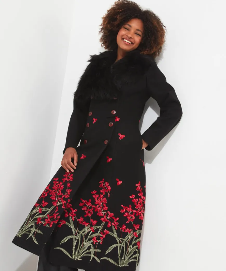 Red Roses Boutique Coat