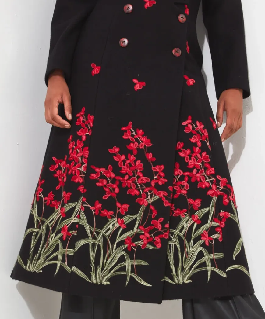 Red Roses Boutique Coat