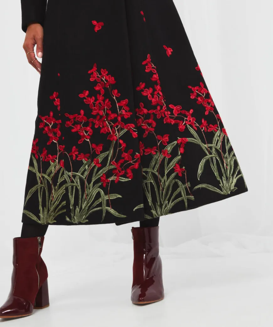 Red Roses Boutique Coat