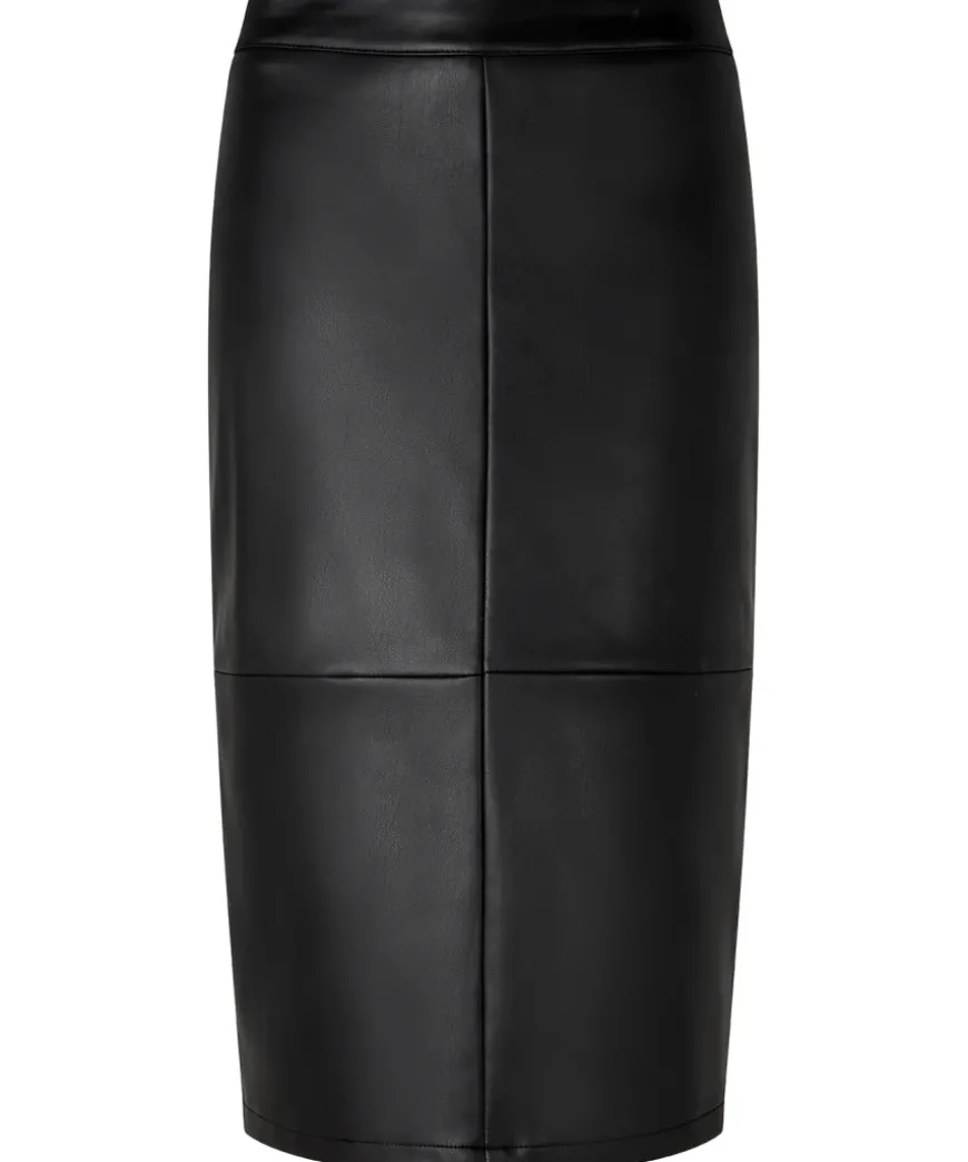 Rock It Pu Pencil Skirt