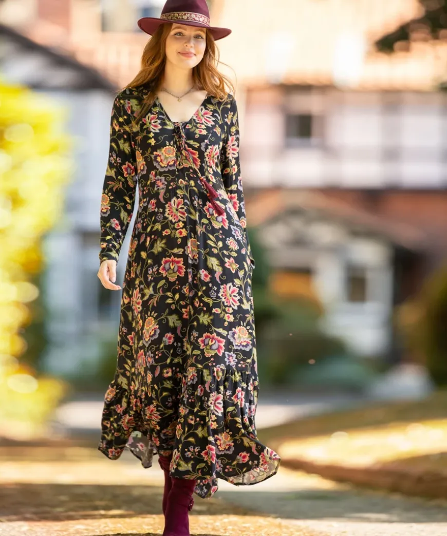 Rowena Printed Maxi Dress