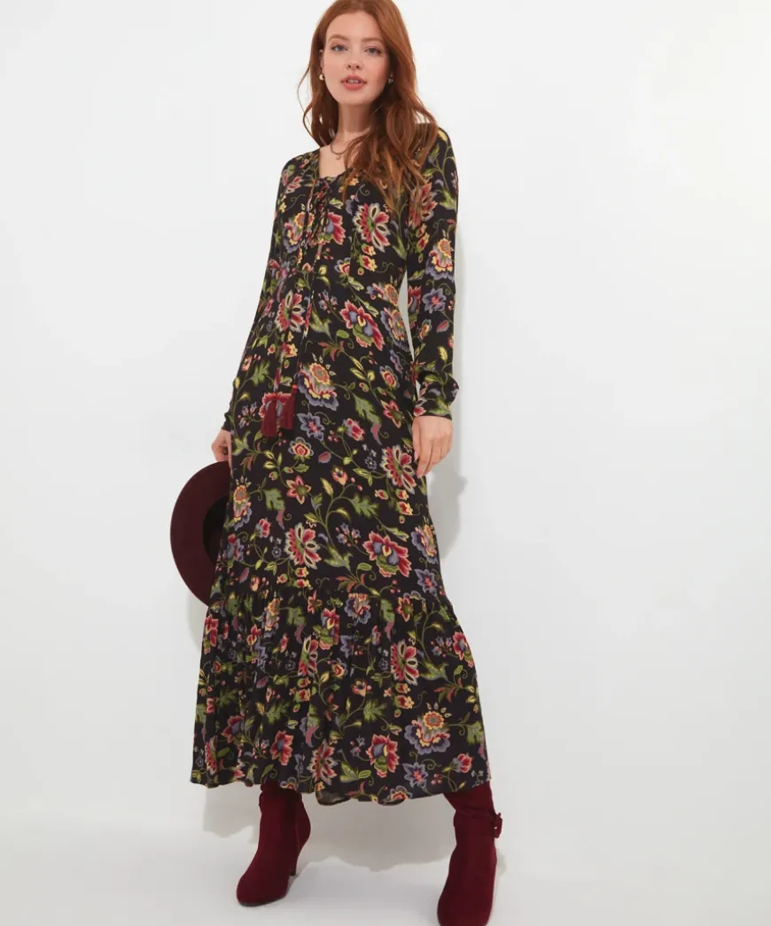 Rowena Printed Maxi Dress