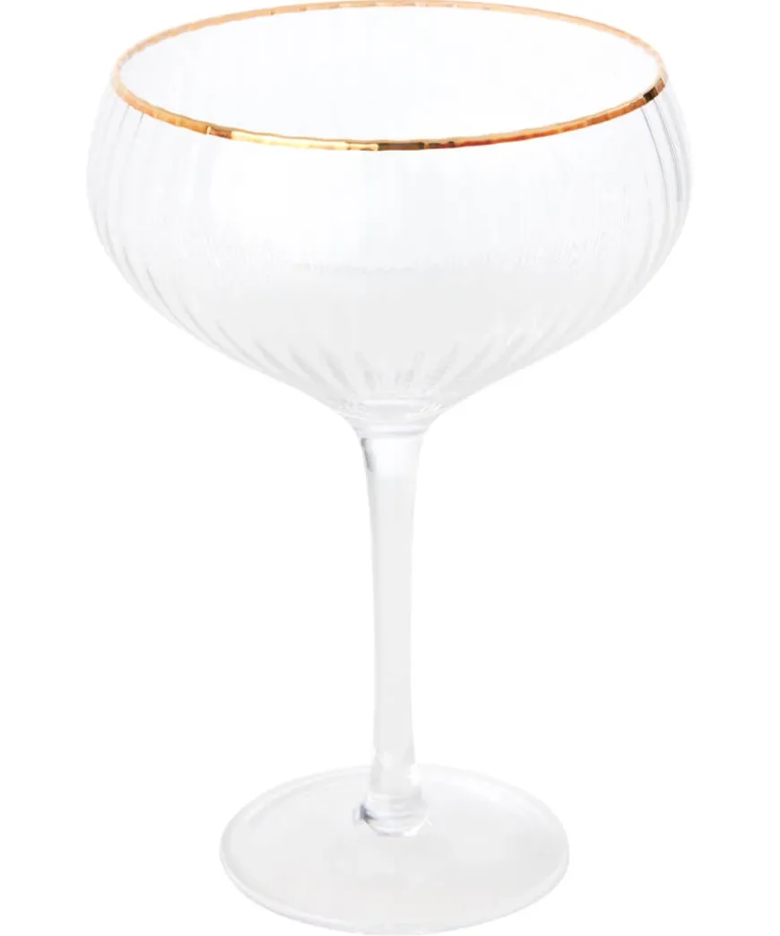 Set Of 6 Coupe Glasses