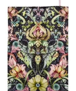 Set Of 3 Nouveau Print Teatowels